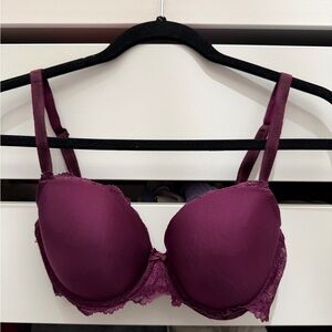 Victoria's Secret Deep burgundy Lace Bra